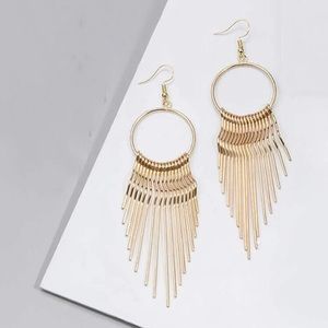 3/$15💞 Shabby Chic Gold Fringe Earrings